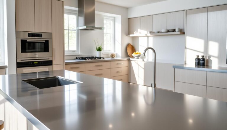 stainless steel countertops